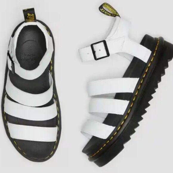 BLAIRE HYDRO LEATHER STRAP SANDALS SZ 7 - Picture 2 of 8